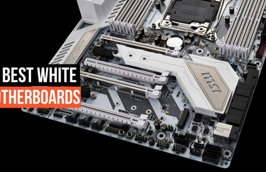 White motherboard