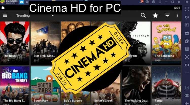 Cinema HD for PC Bluestacks
