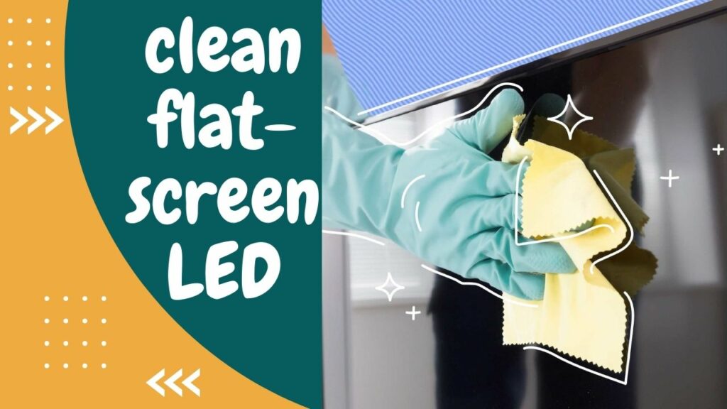 clean flat-screen LED